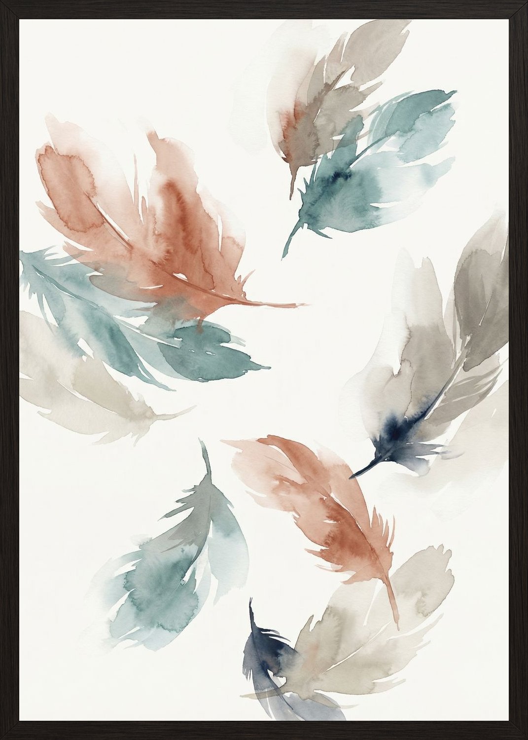 Poster in black frame