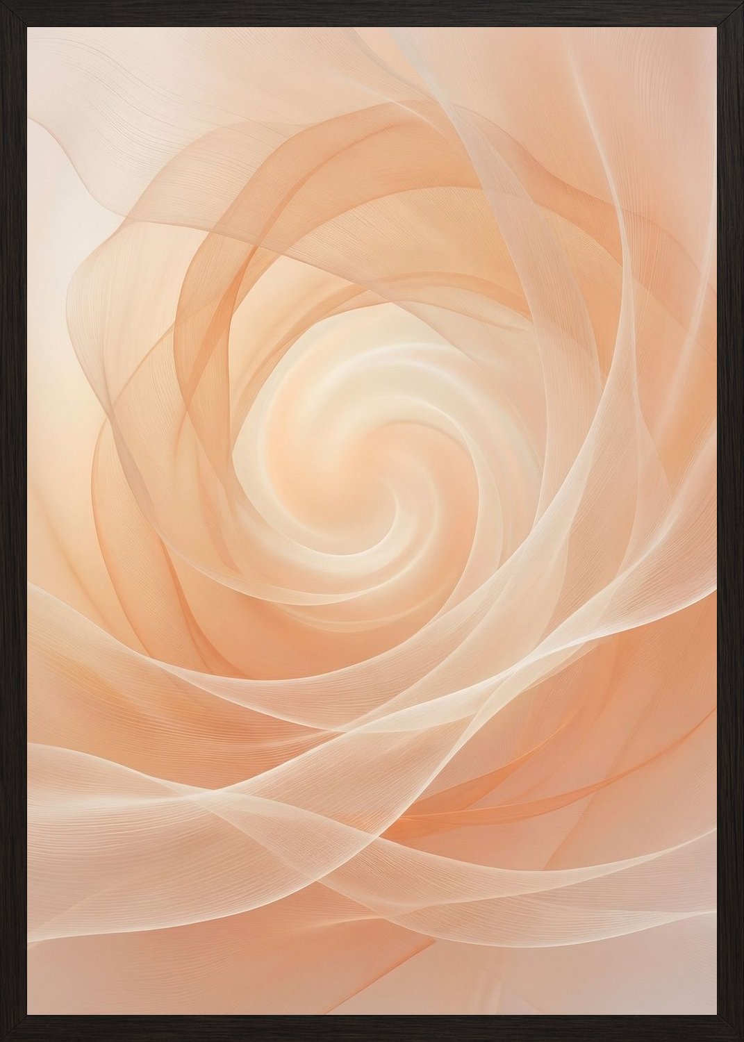 Poster in black frame