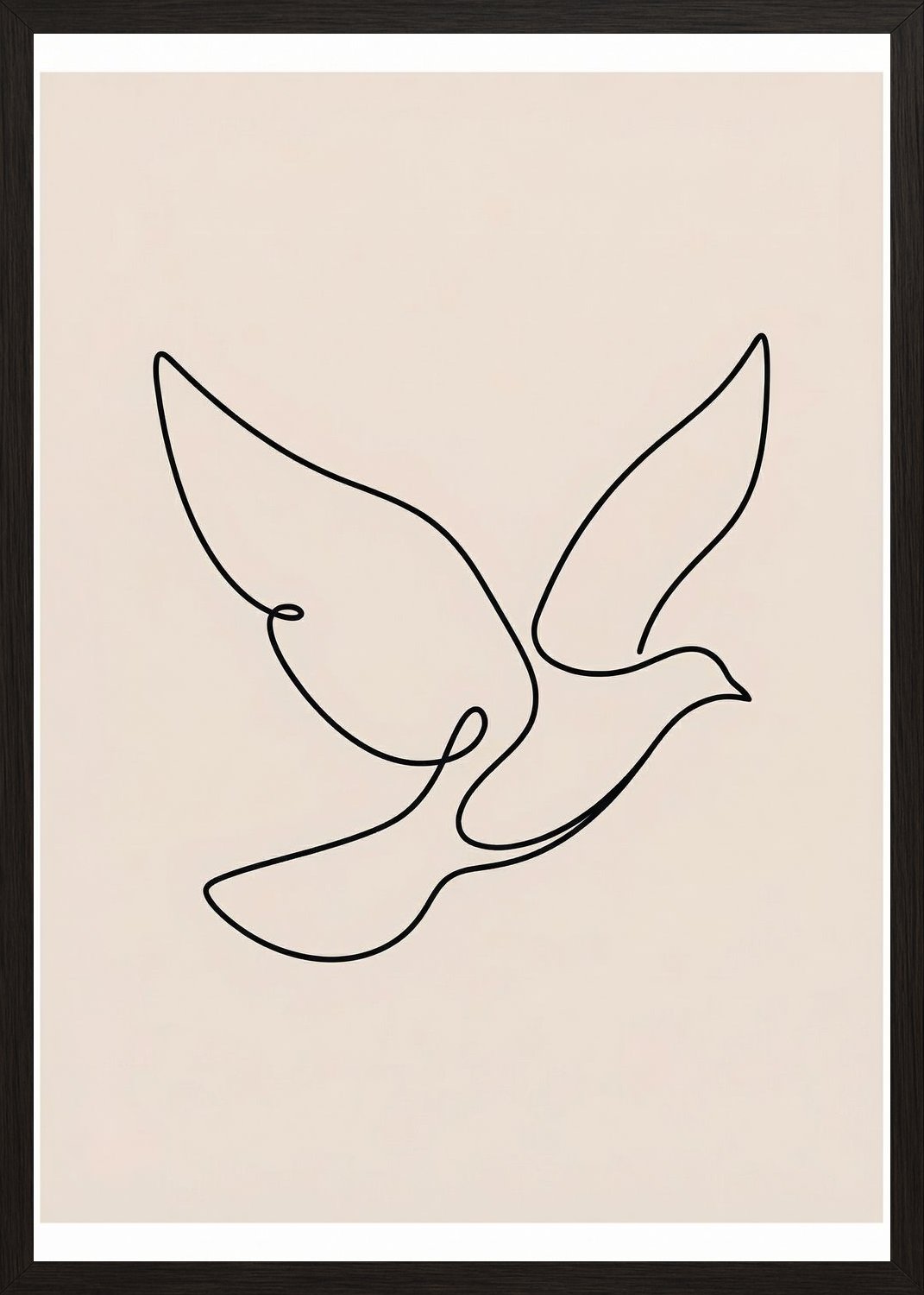 Poster in black frame