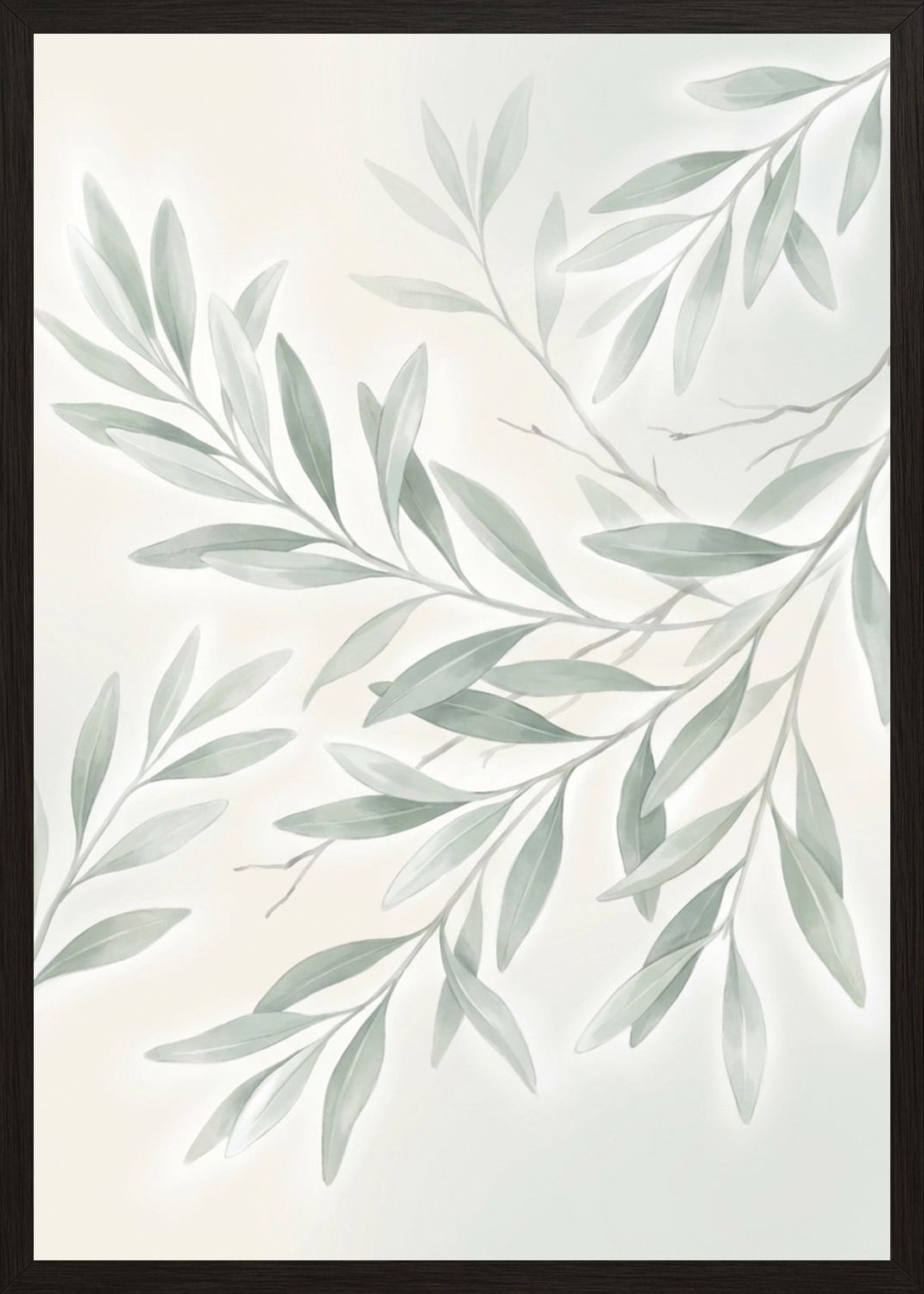 Poster in black frame