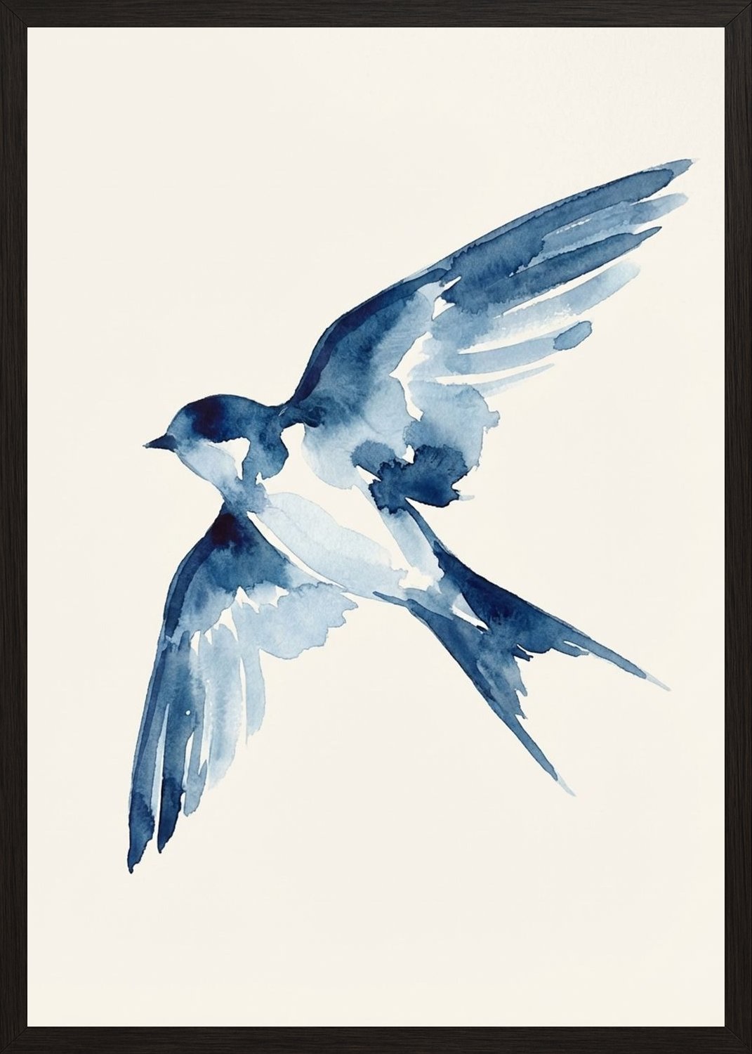 Poster in black frame