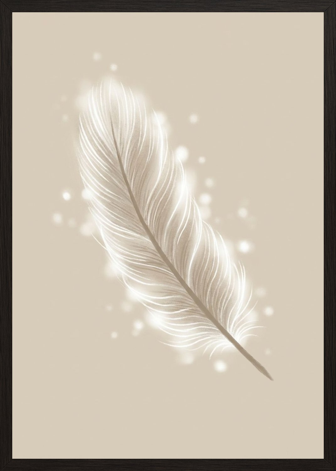 Poster in black frame