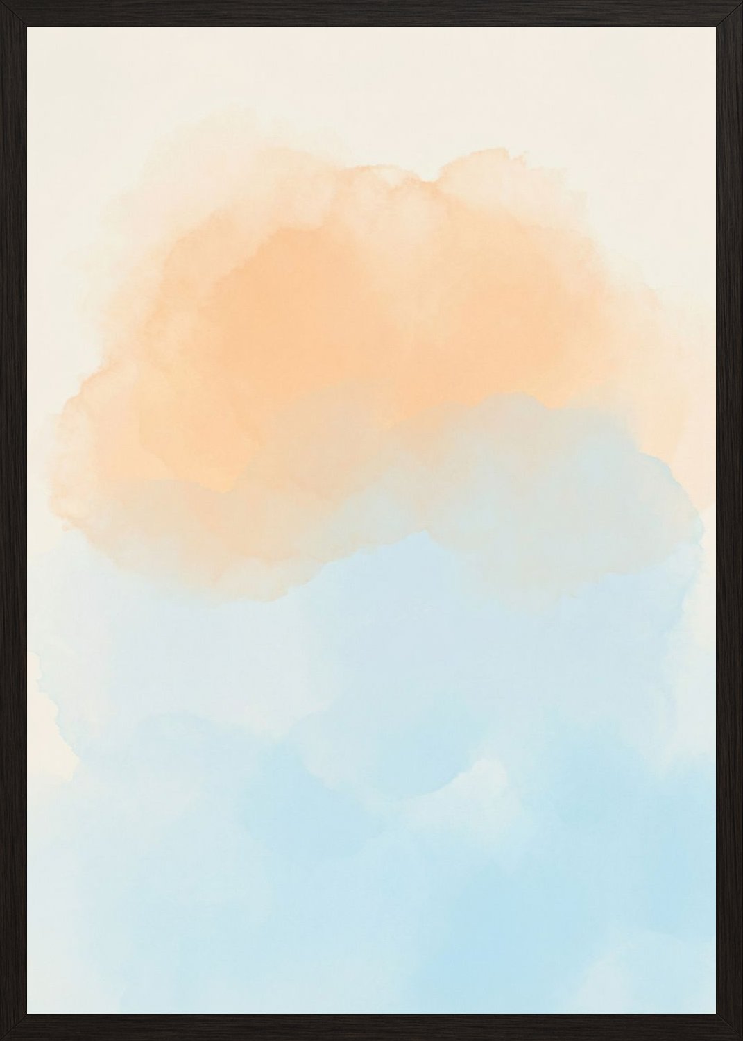 Poster in black frame