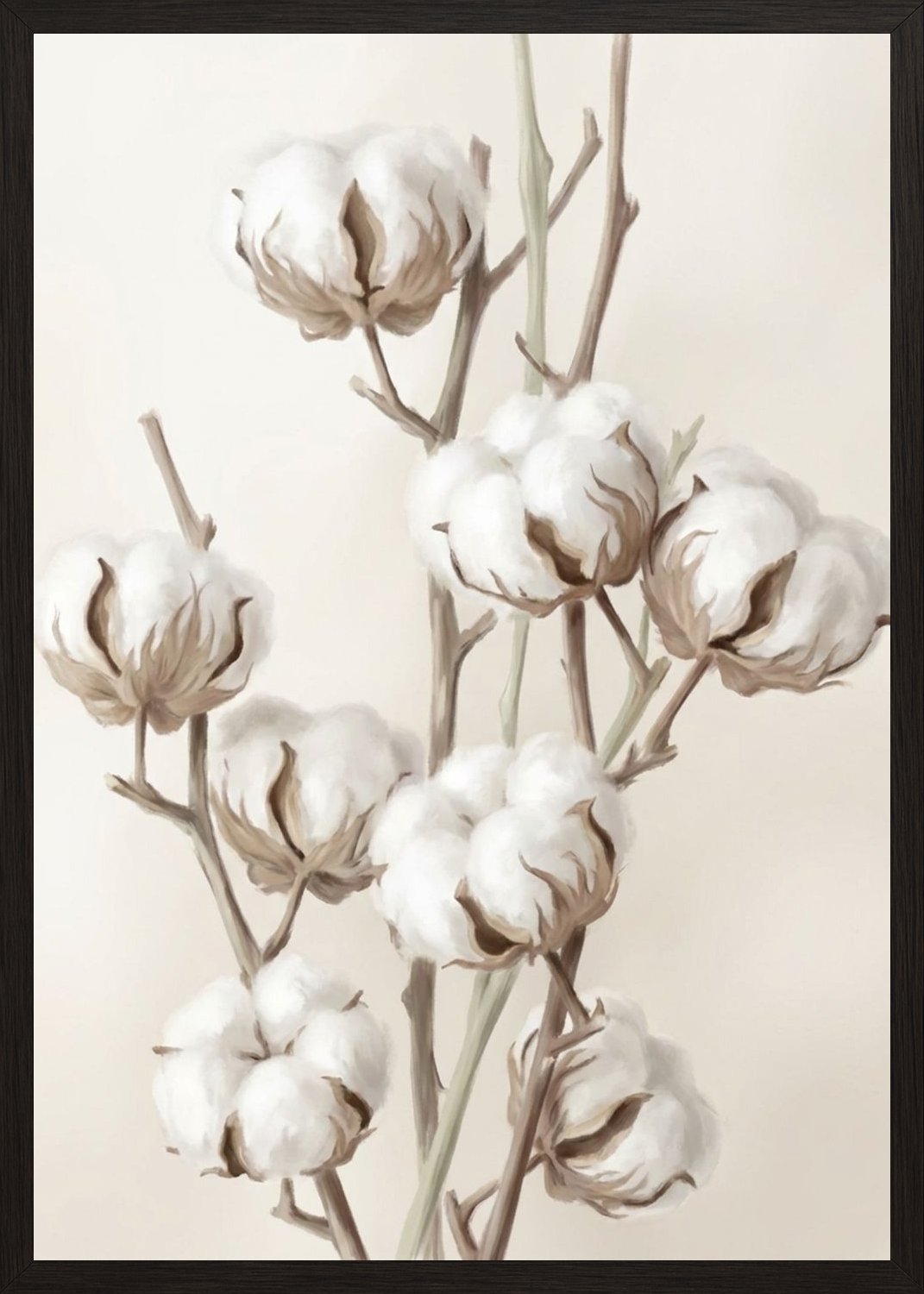 Poster in black frame