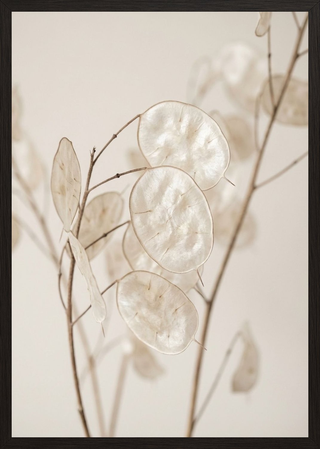 Poster in black frame