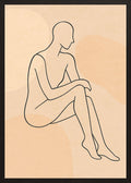 Poster in black frame