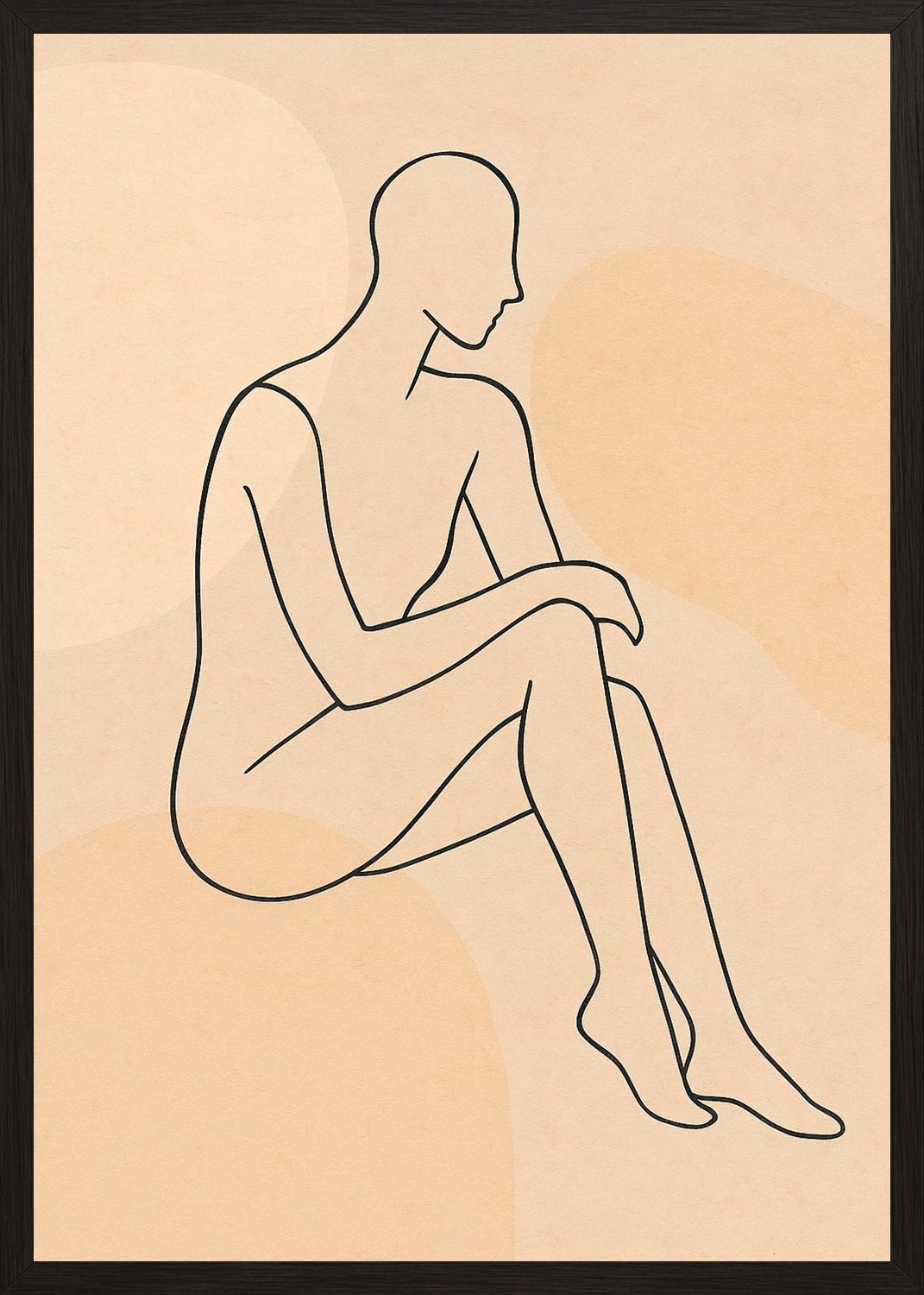 Poster in black frame
