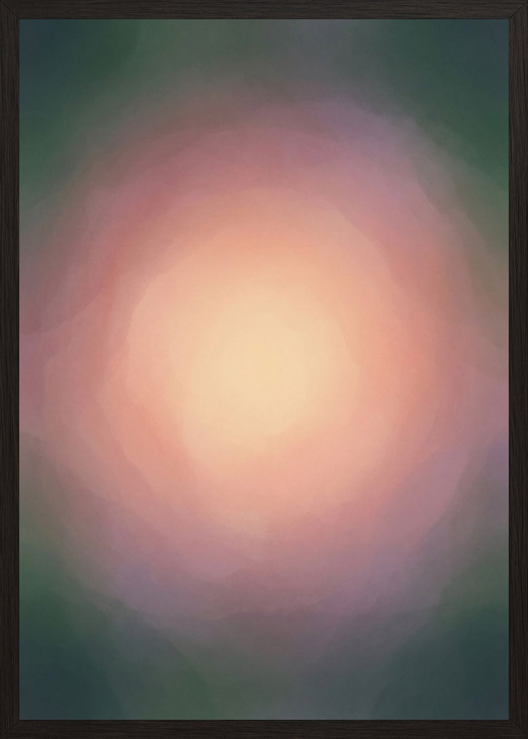 Poster in black frame