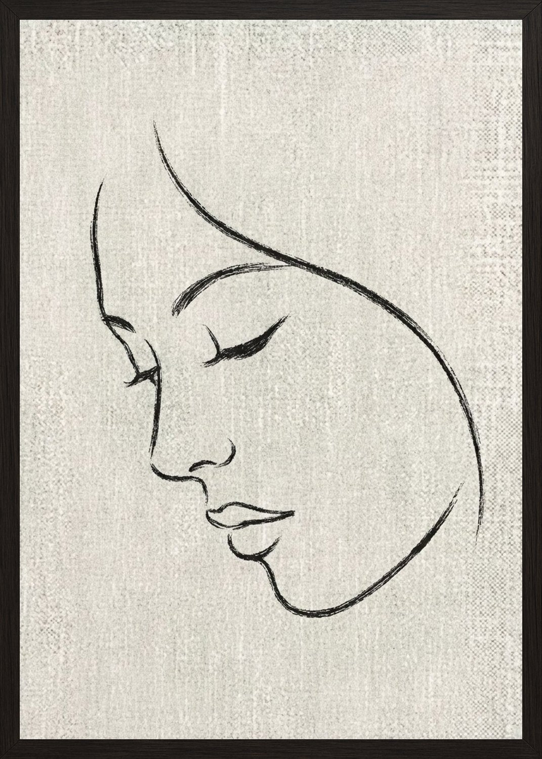 Poster in black frame