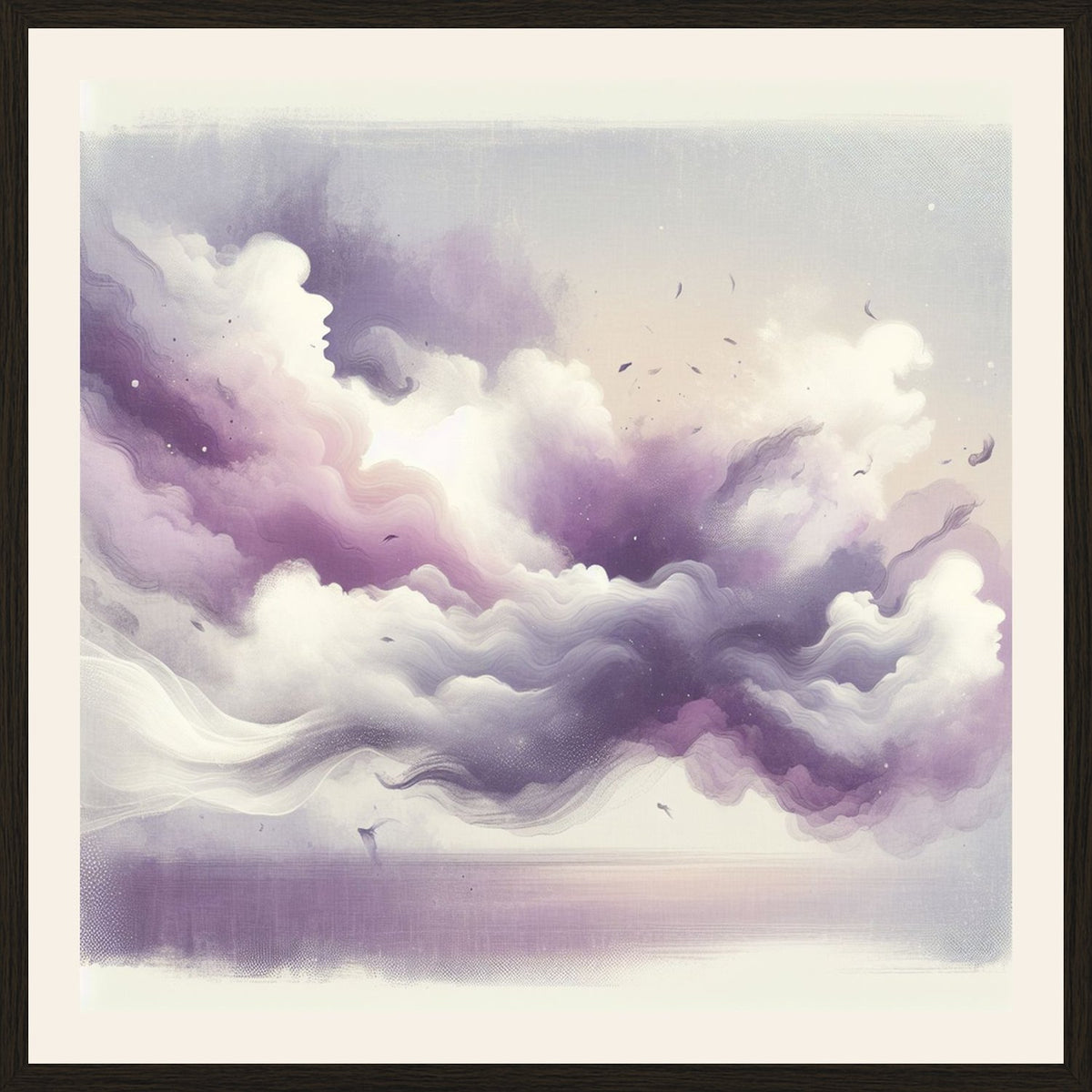 Poster in black frame