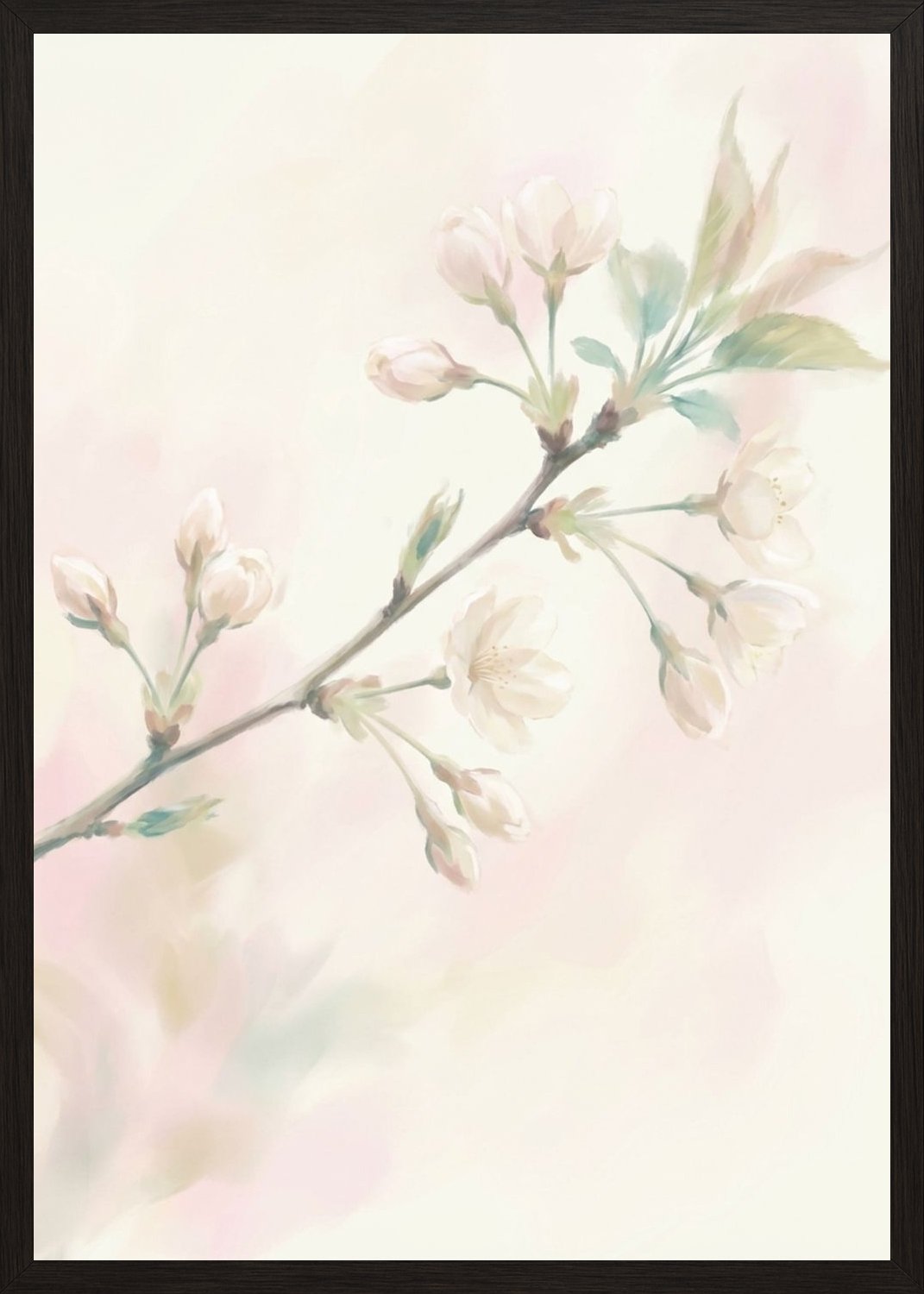 Poster in black frame