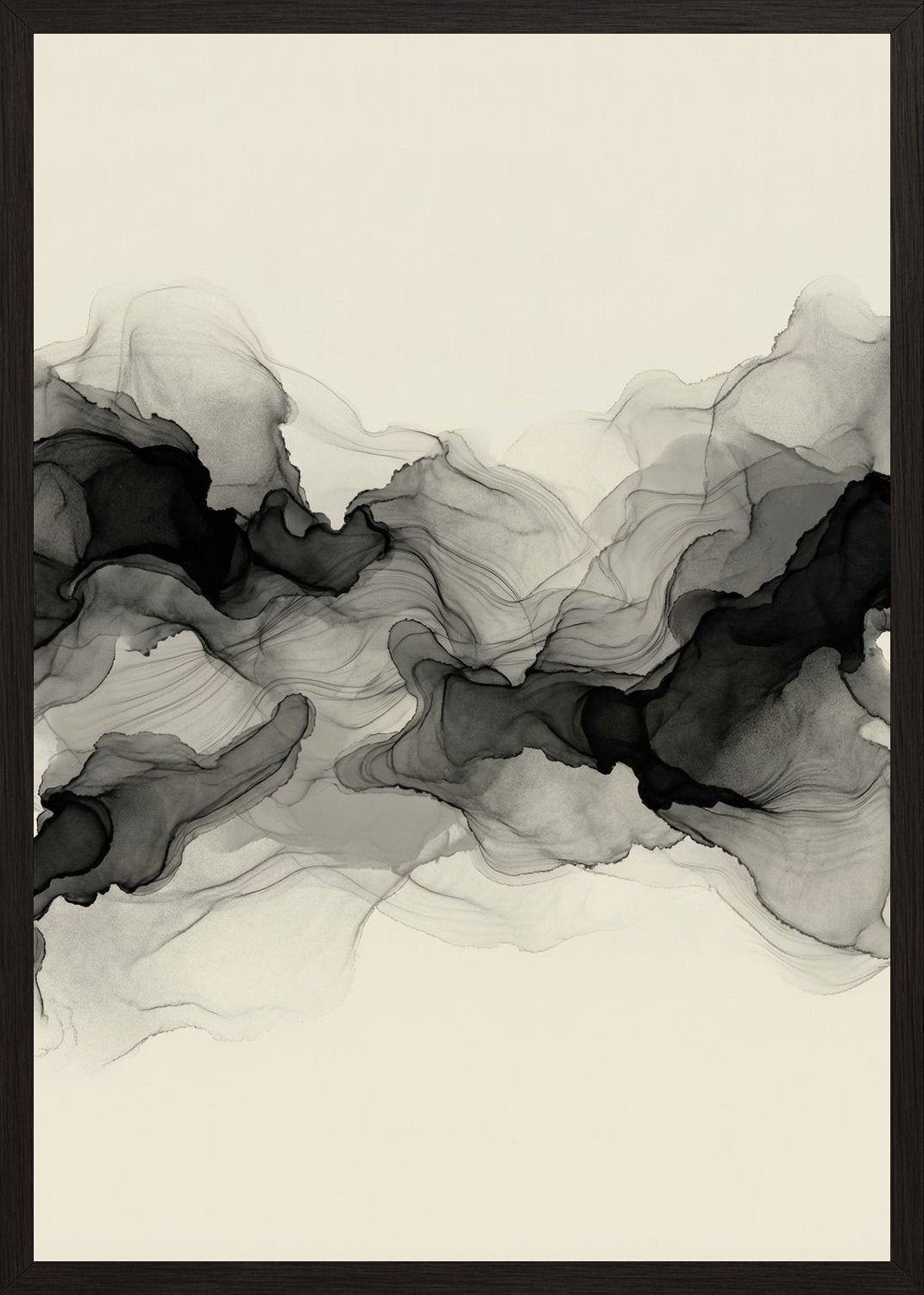 Poster in black frame