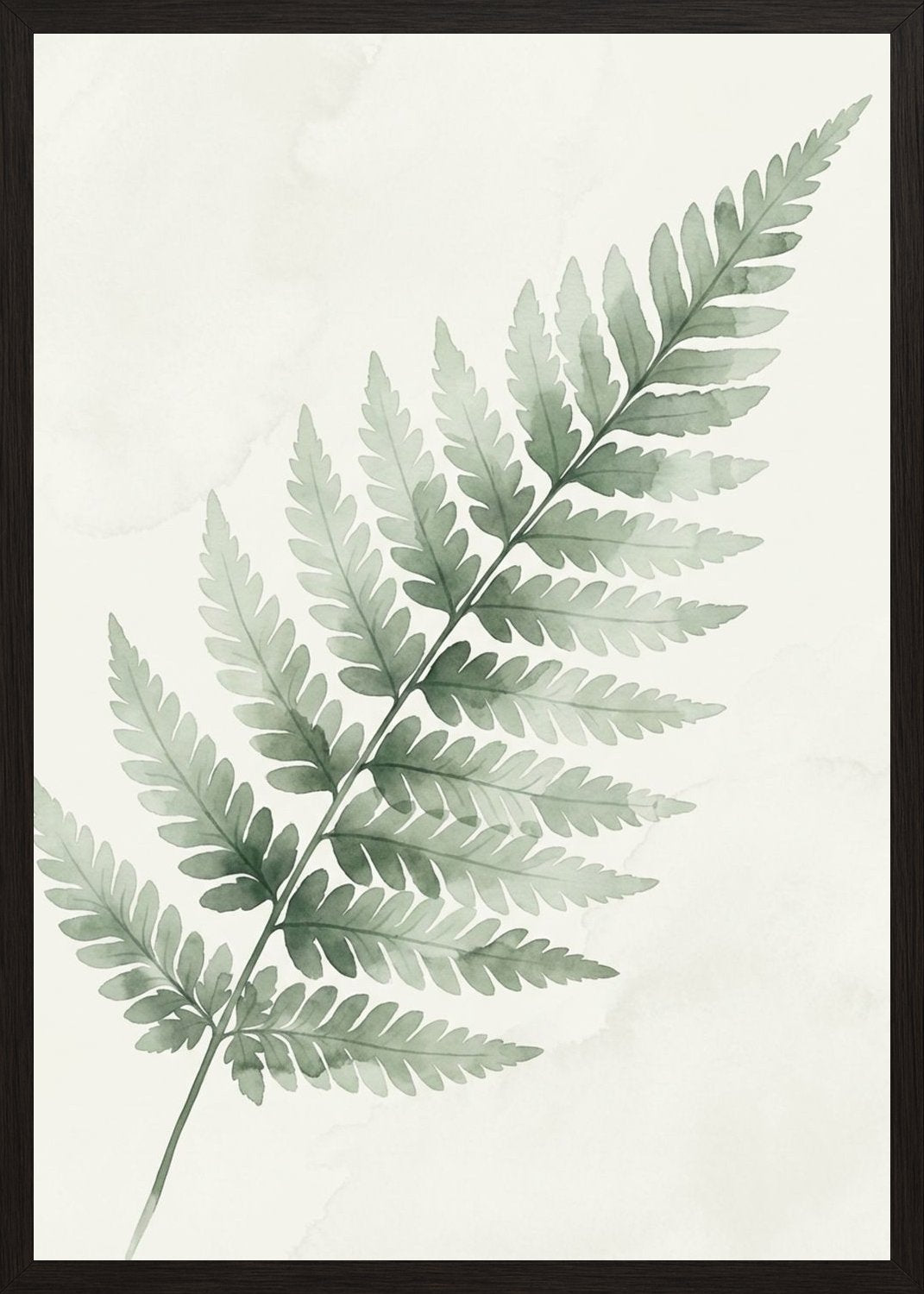 Poster in black frame