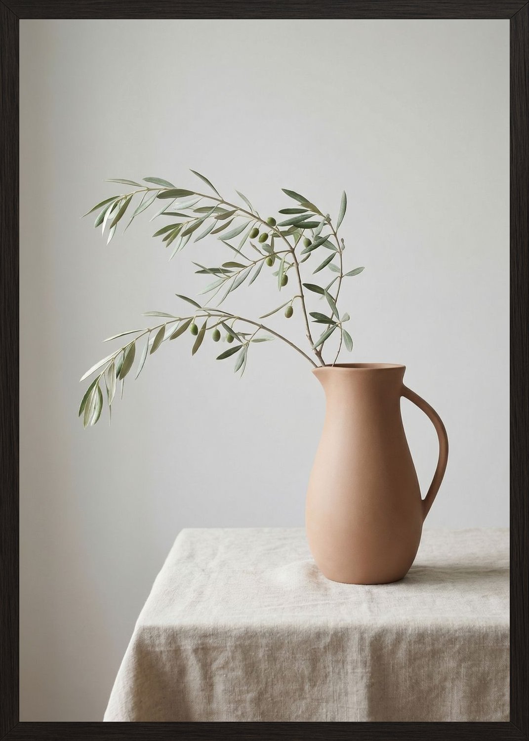 Poster in oak frame