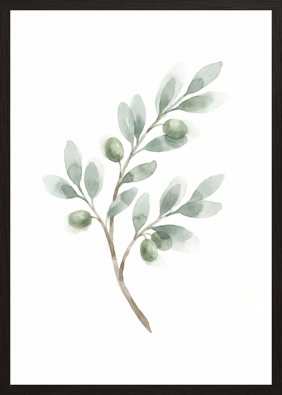 Poster in oak frame