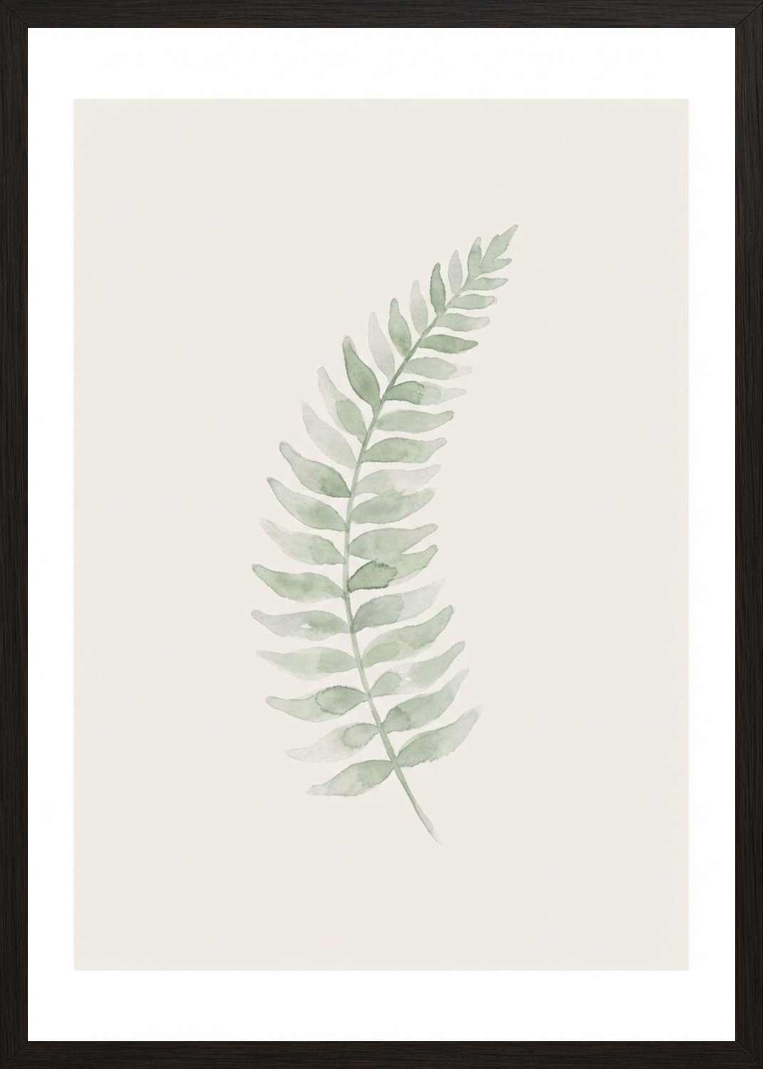 Poster in black frame