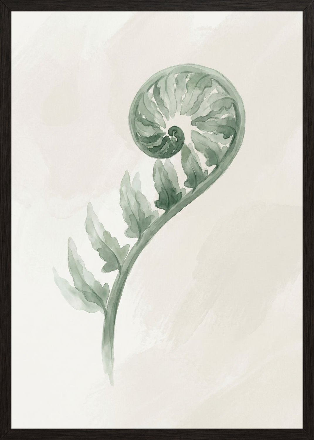 Poster in black frame