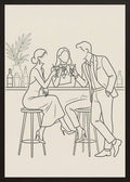 Poster in oak frame