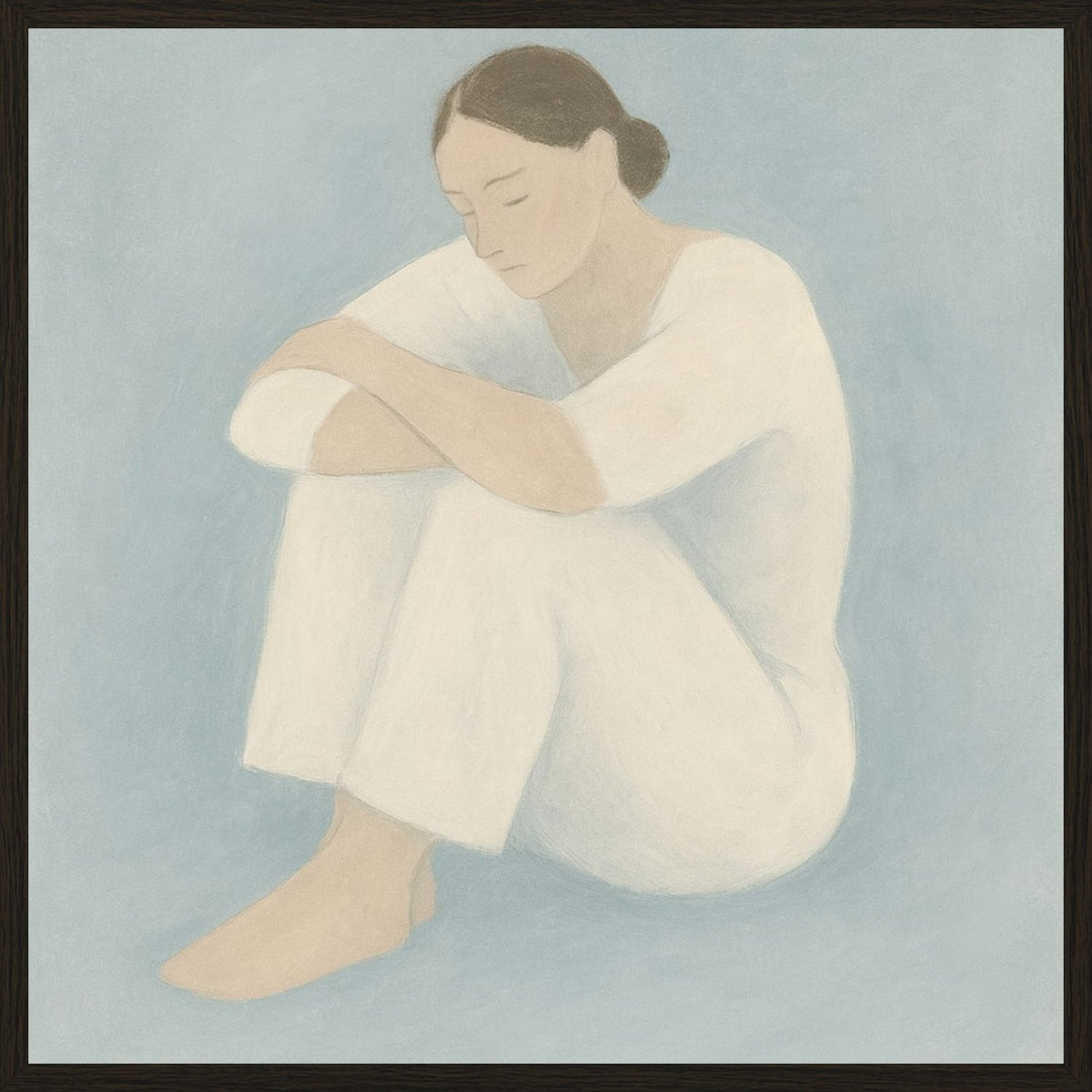 Poster in black frame