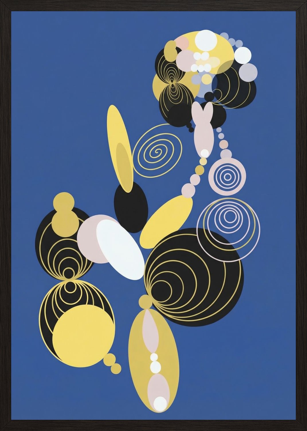Poster in black frame