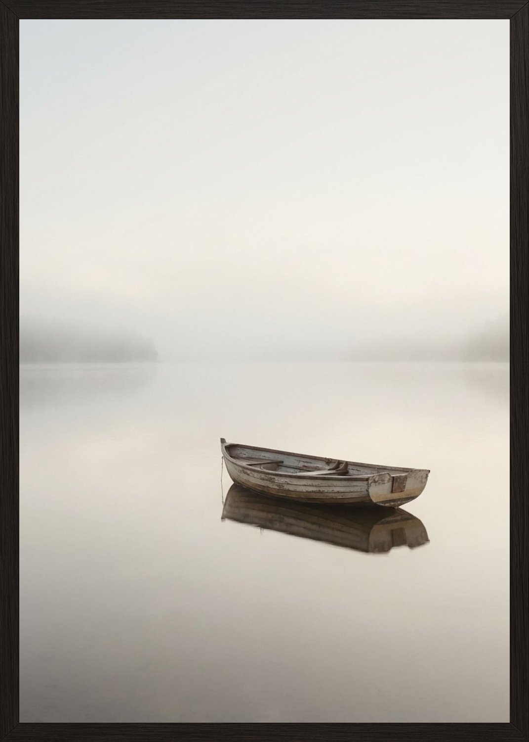 Poster in black frame