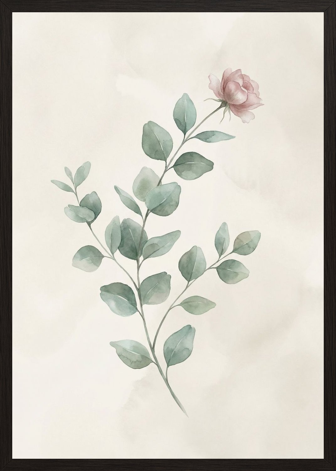 Poster in oak frame