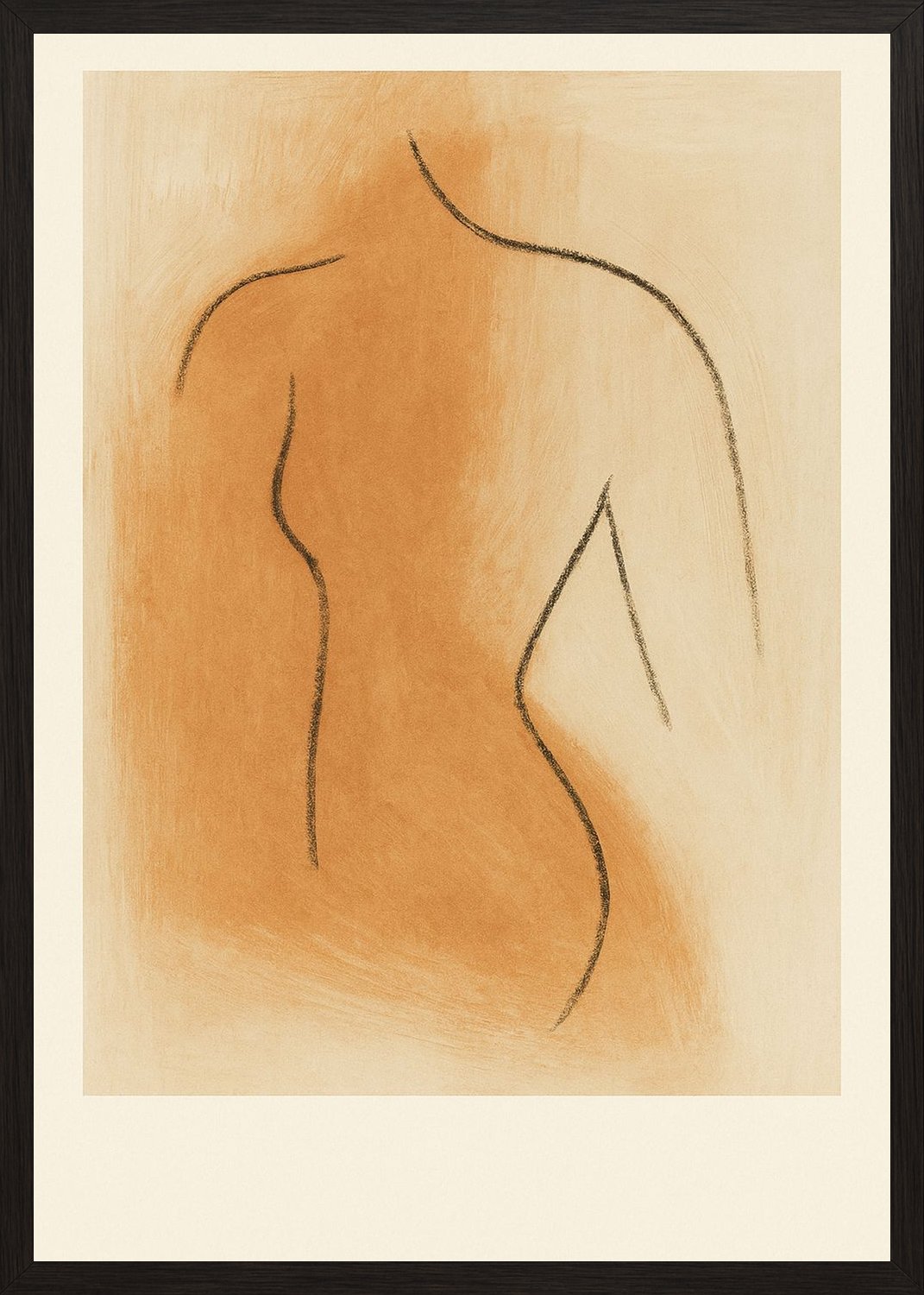 Poster in black frame