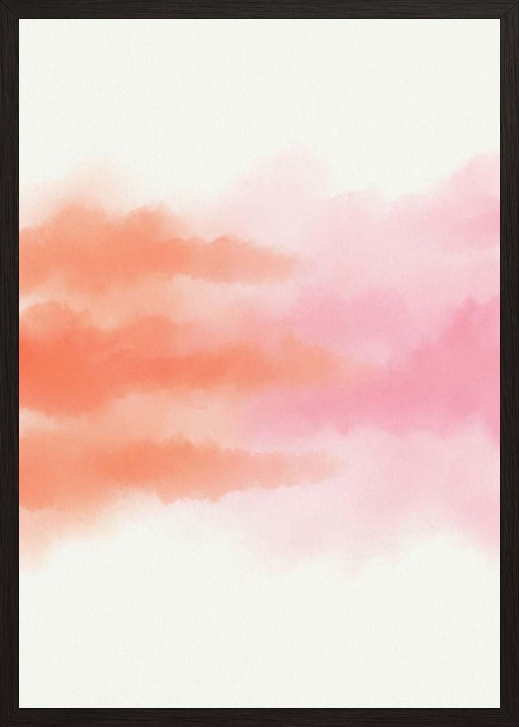 Poster in black frame
