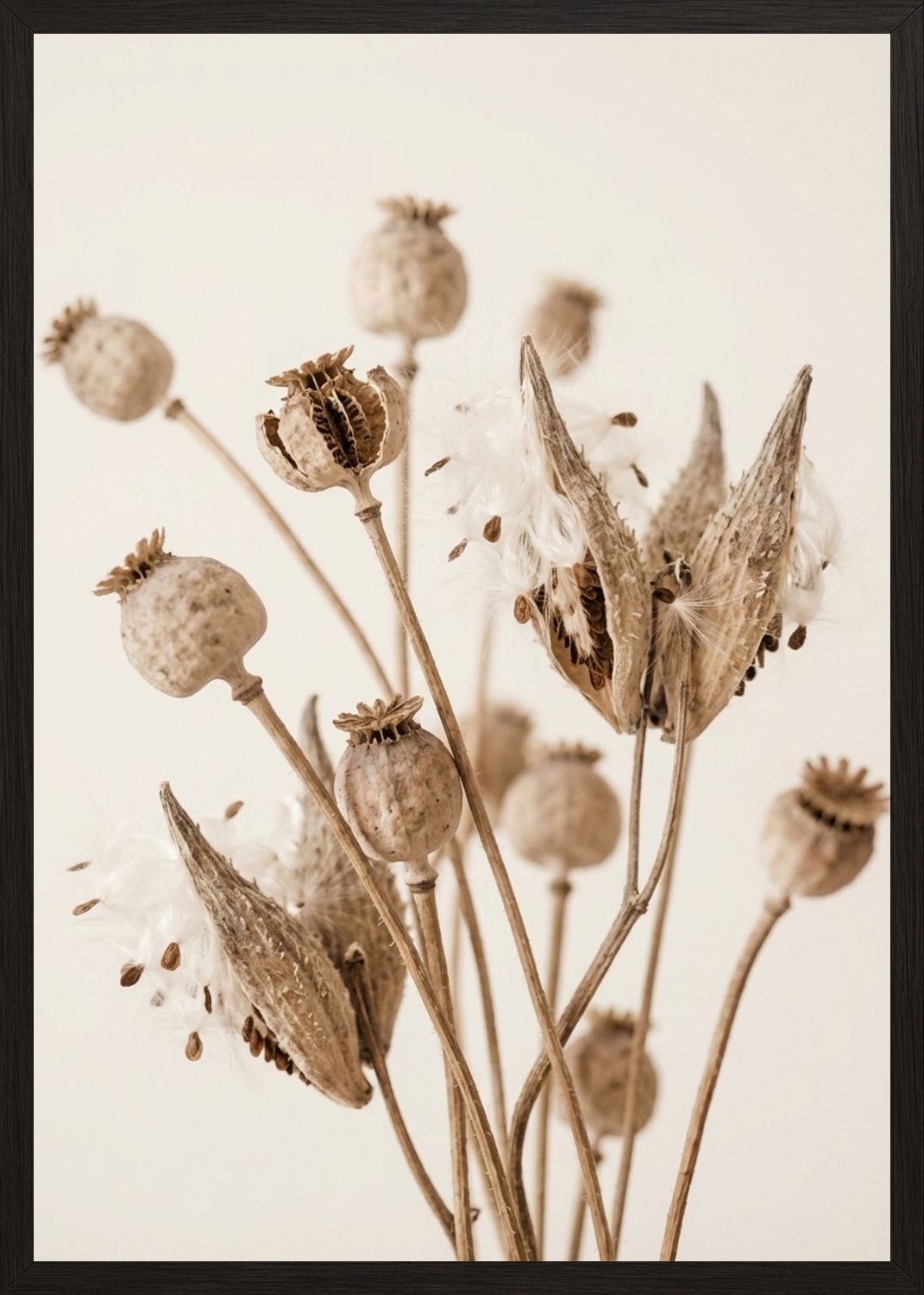 Poster in black frame