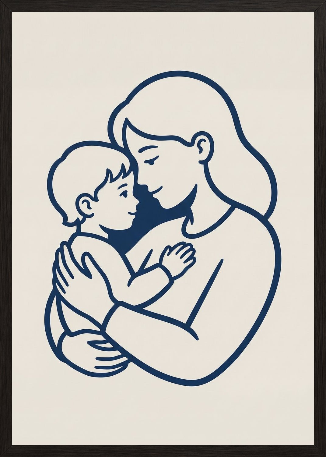 Poster in oak frame