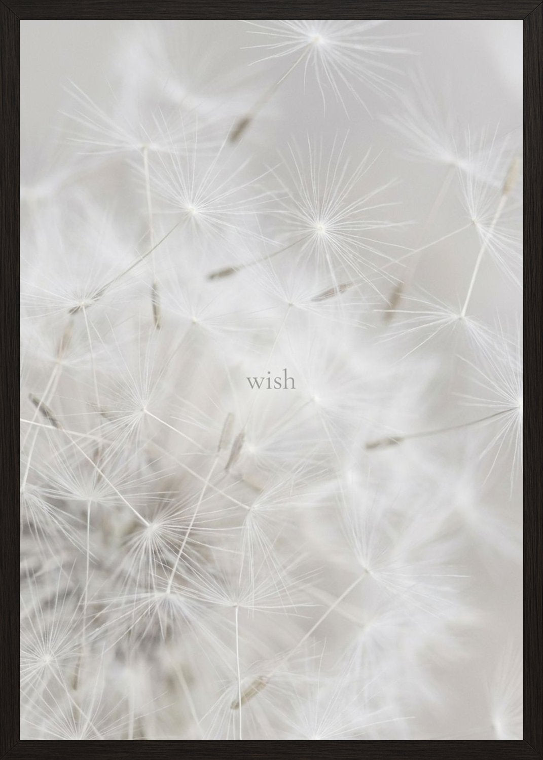 Poster in black frame