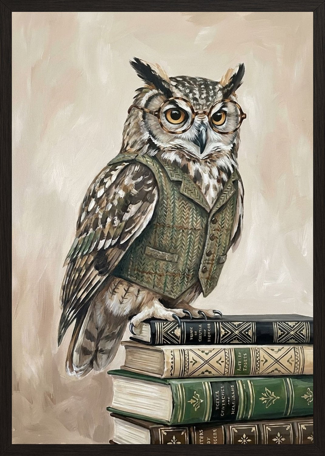 Poster in black frame