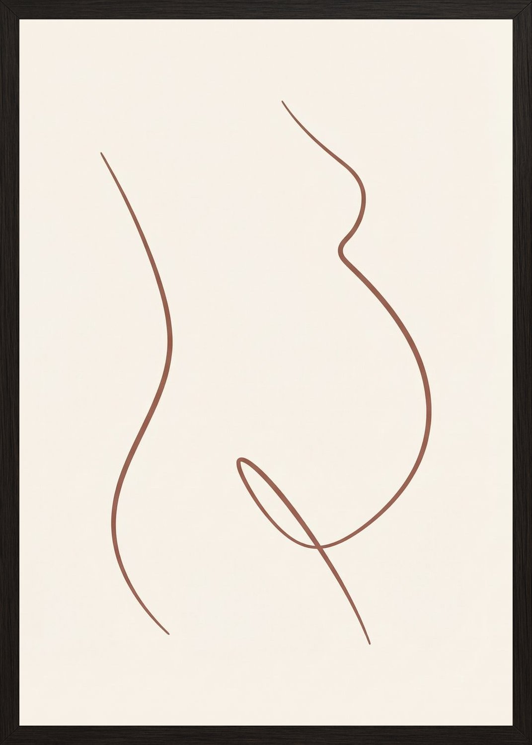 Poster in oak frame