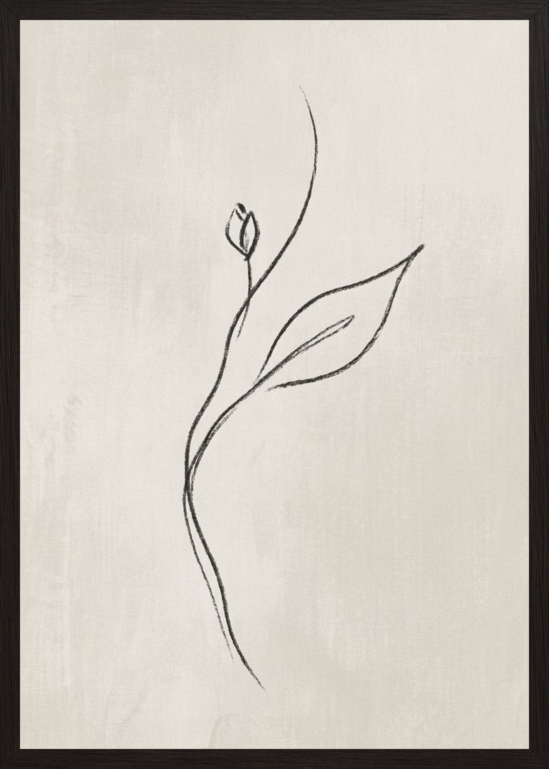 Poster in black frame