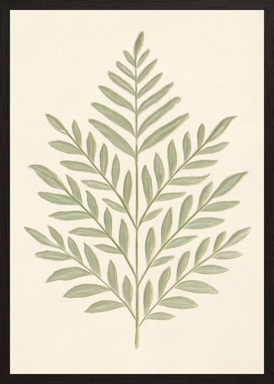 Poster in black frame