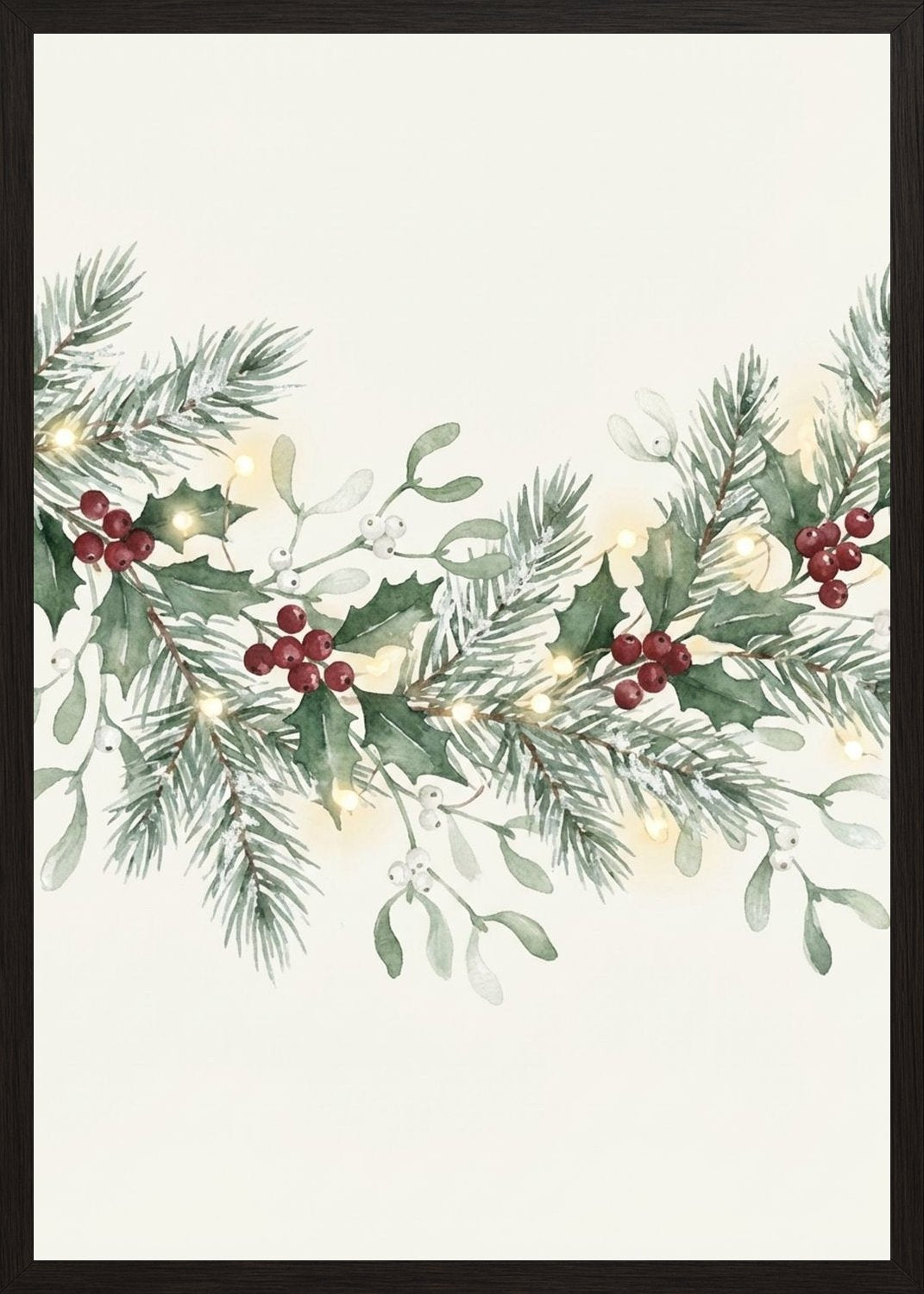 Poster in black frame