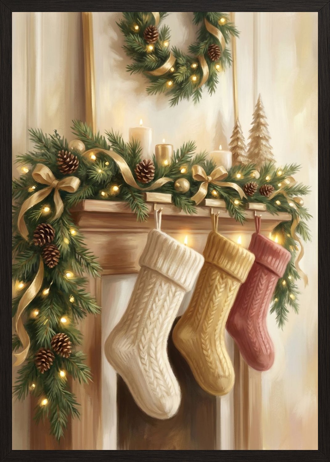 Poster in black frame