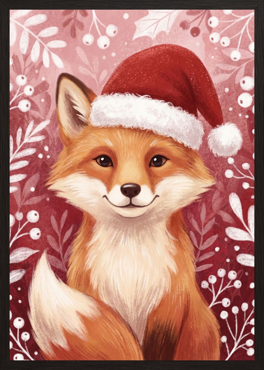 Poster in black frame