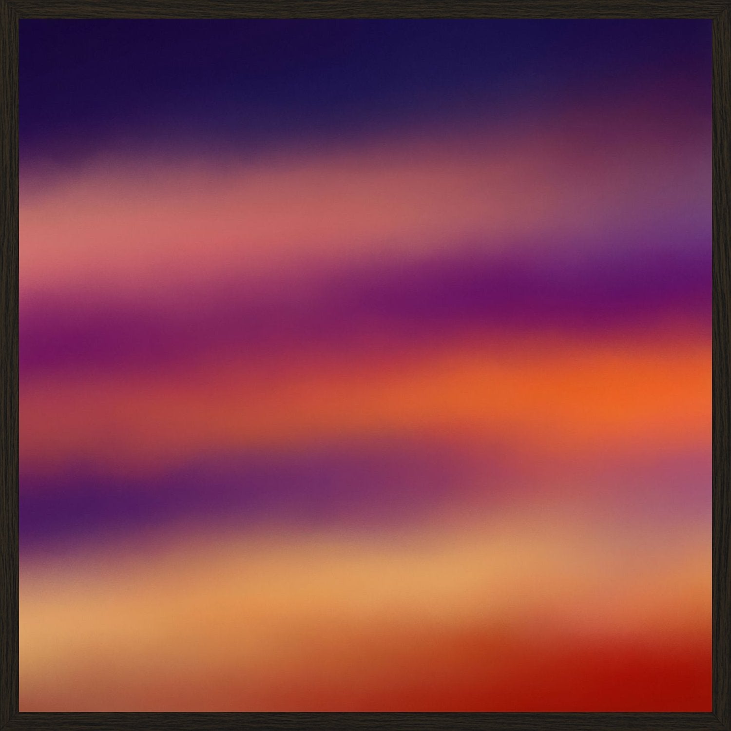 Poster in black frame