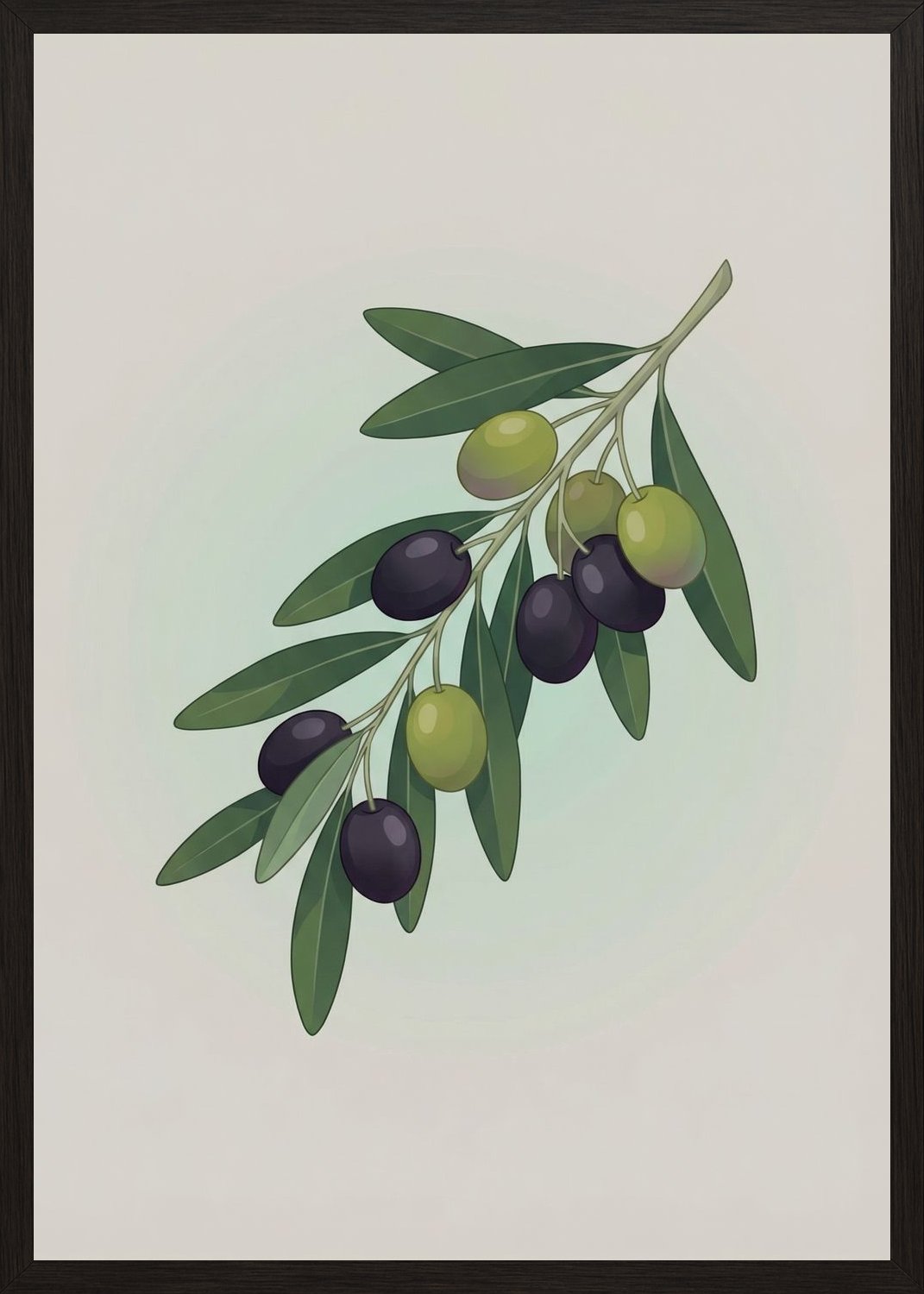 Poster in oak frame