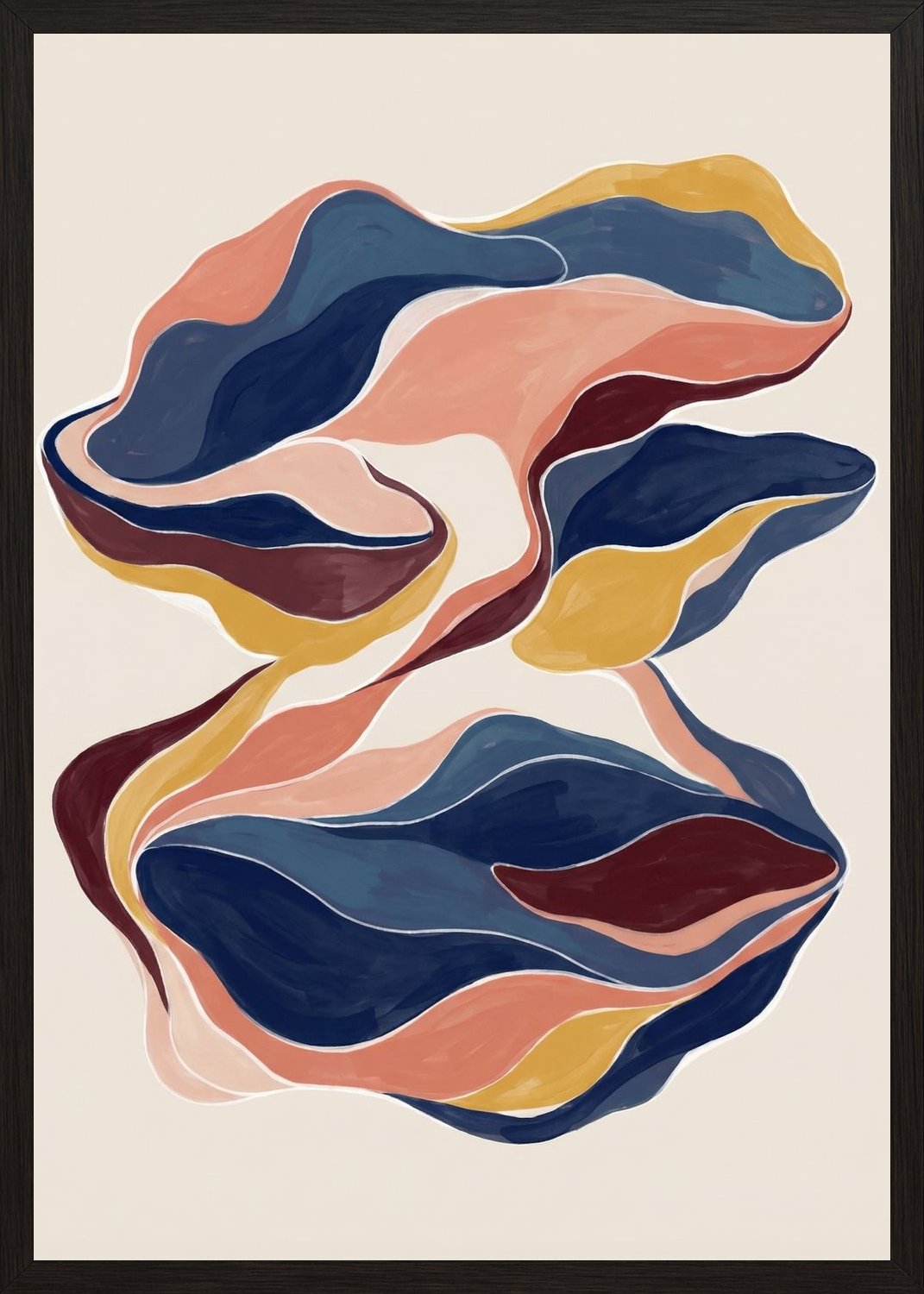 Poster in oak frame