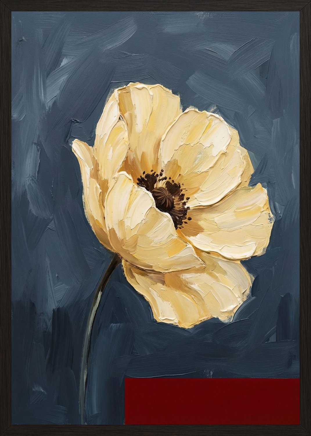 Poster in black frame