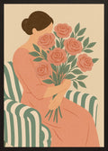 Poster in black frame