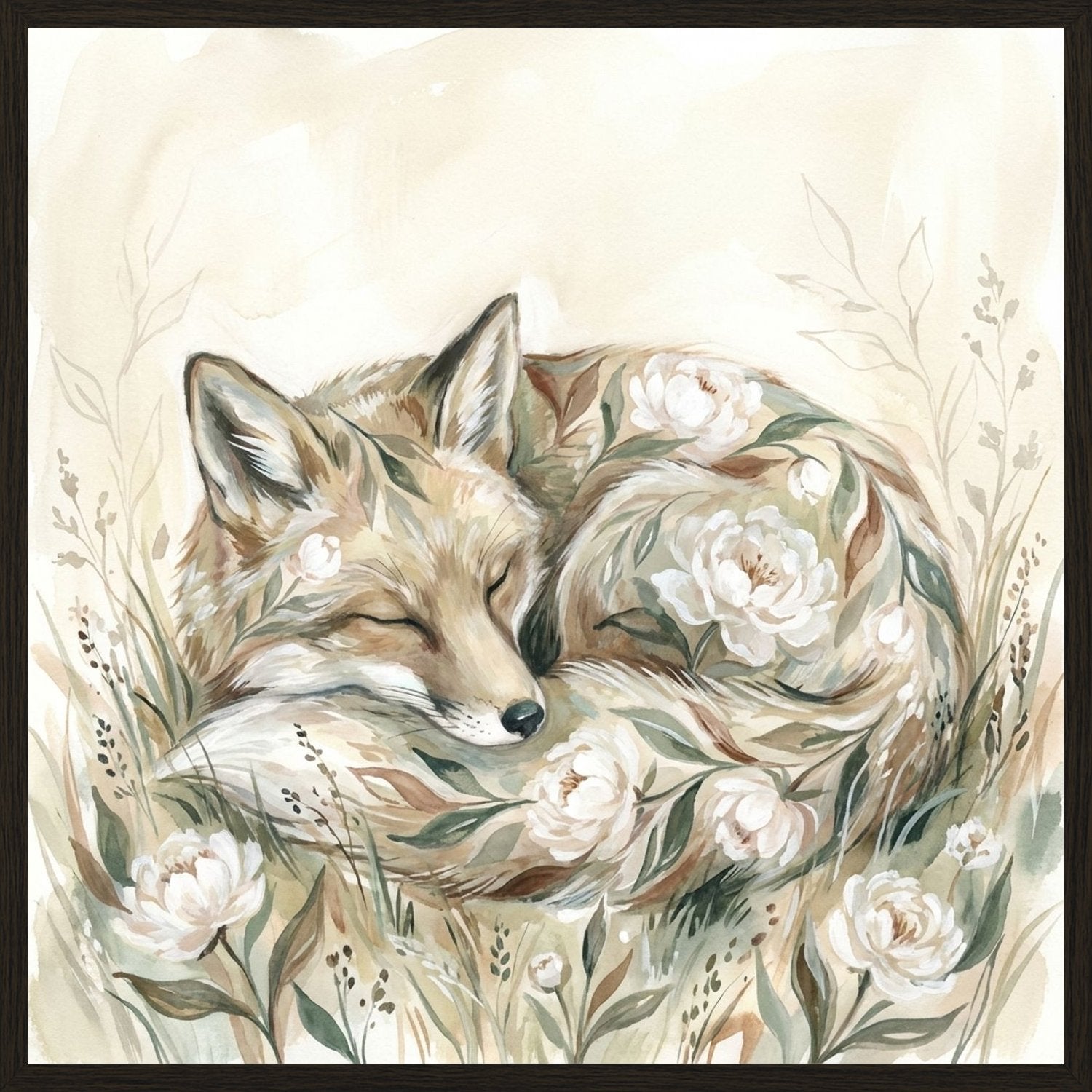 Poster in black frame