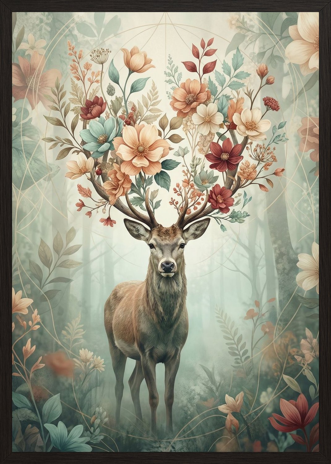 Poster in black frame