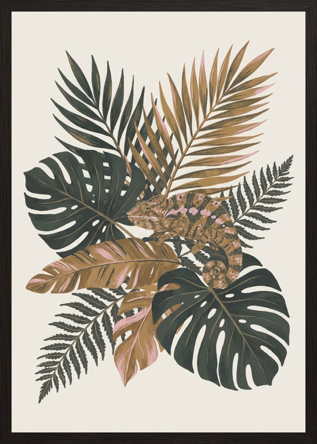 Poster in black frame