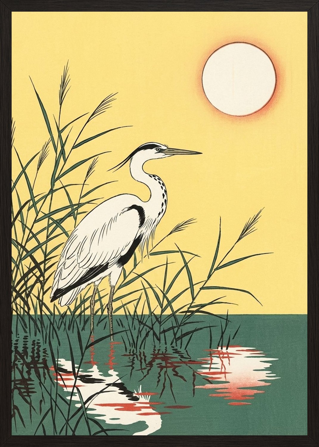 Poster in black frame