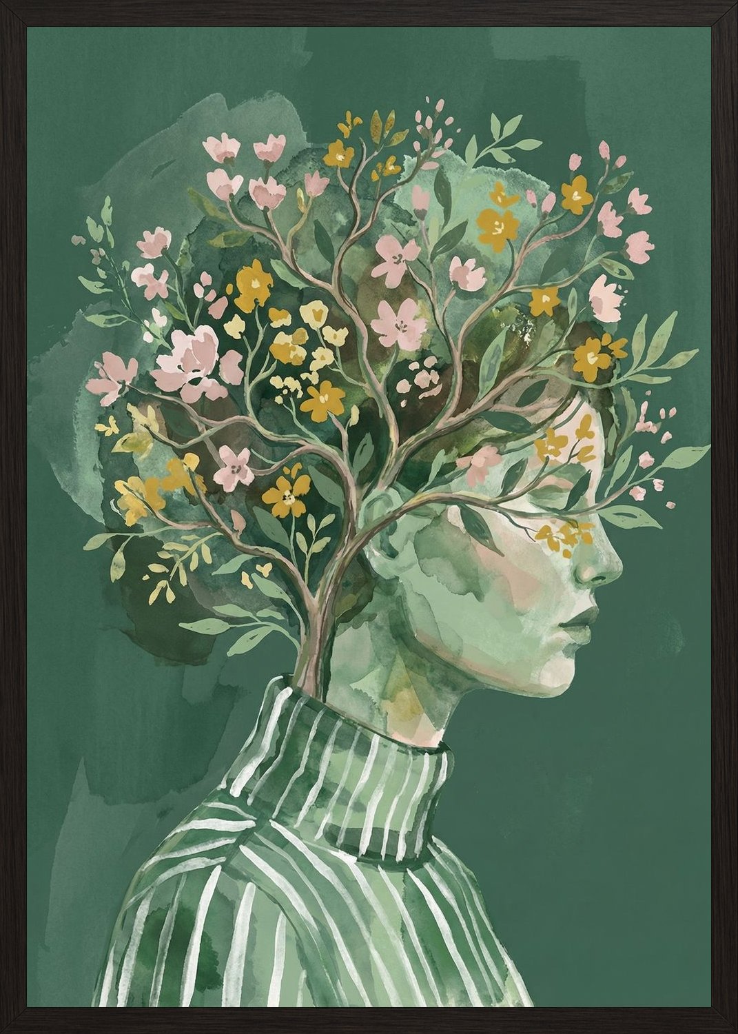 Poster in oak frame
