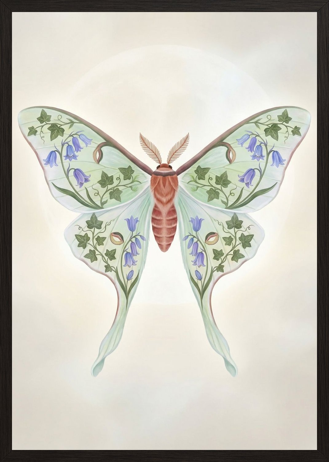 Poster in black frame