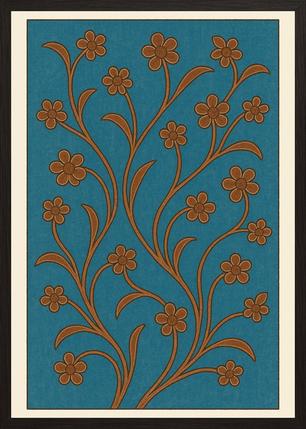 Poster in black frame